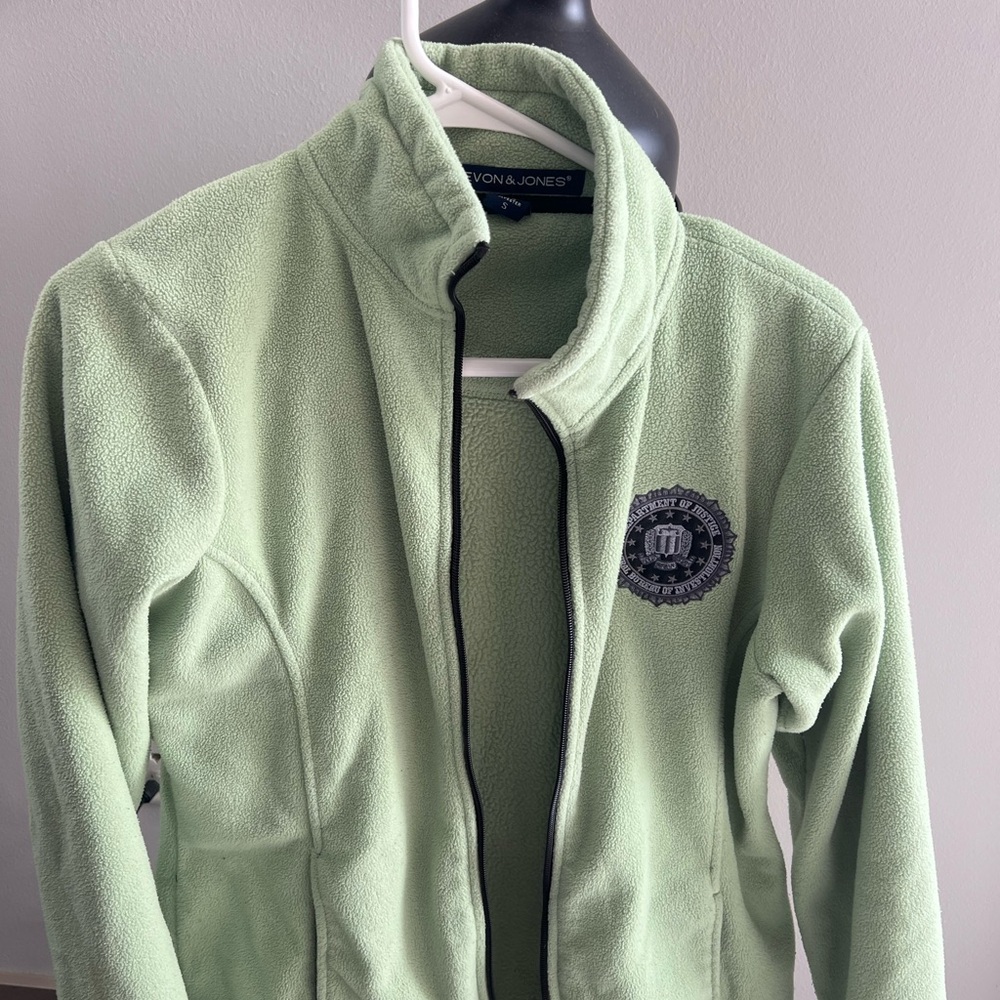 FBI Green Fleece Jacket